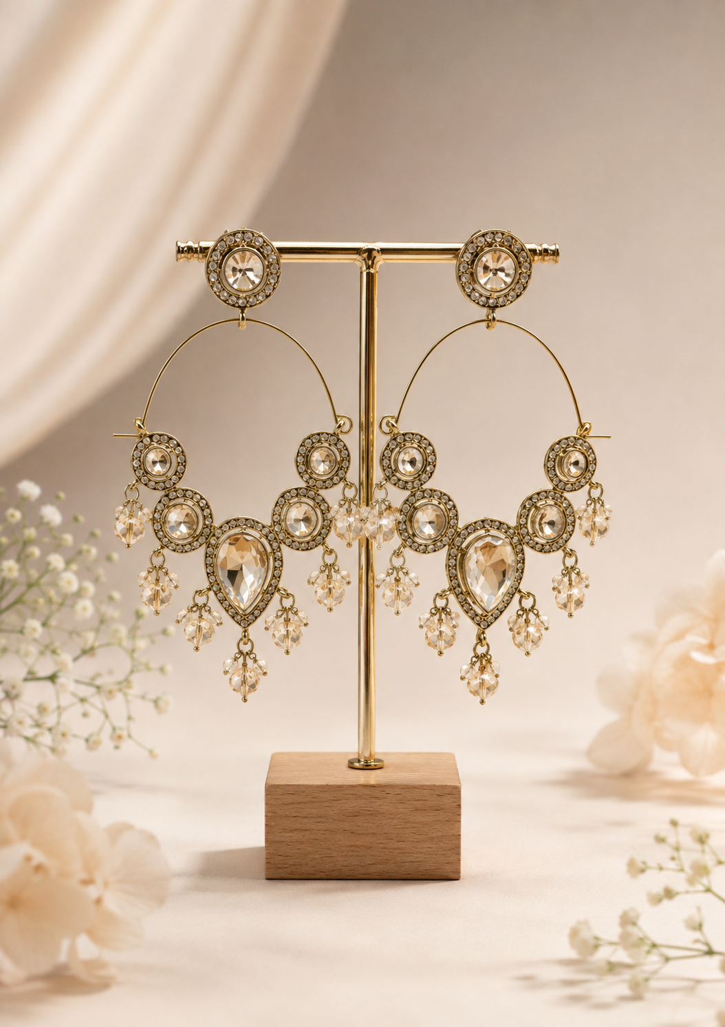 Royal Crystal Chandelier Earrings