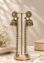 Antique Pearl Jhumka Earrings