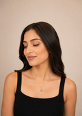 Celestial Grace Rose Gold Pendant Necklace